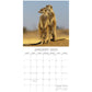 Meerkats - 2025 Square Wall Calendar Pets Animals 16 Months Premium Planner Gift
