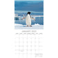 Penguins - 2025 Square Wall Calendar Pets Animals 16 Months Premium Planner Gift