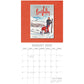 Vintage Skiing Posters 2025 Square Wall Calendar Arts 16 Months Premium Planner