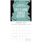 Life The Struggle is Real 2025 Square Wall Calendar 16 Months Planner New Gift