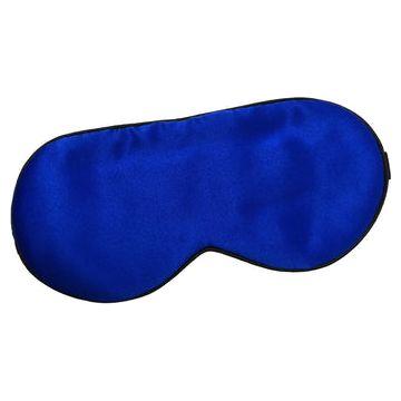 100 silk sleep eye mask for women men royal blue