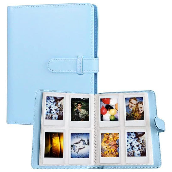 LIFEBEA 256 Pockets Photo Album for Fujifilm Instax Mini 11 12 9 40 Evo Liplay 8 7+ Instant Camera, Photo Album for Polaroid Kodak HP Zink 2x3" Photo (Blue)