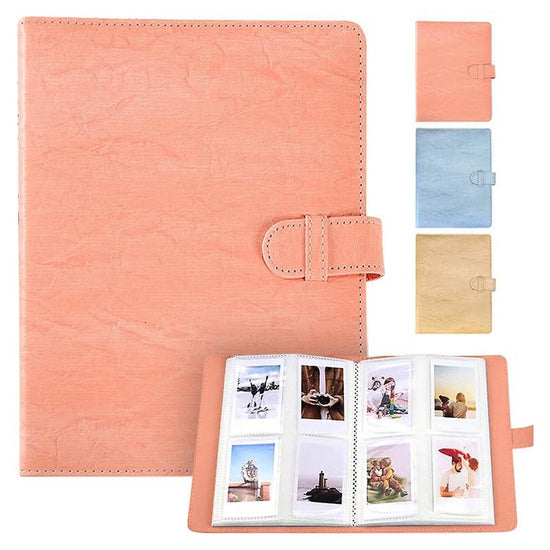 LIFEBEA 256 Pockets Photo Album for Fujifilm Instax Mini 11 12 9 40 Evo Liplay 8 7+ Instant Camera, Photo Album for Polaroid Kodak HP Zink 2x3" Photo (Orange)