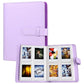 LIFEBEA 256 Pockets Photo Album for Fujifilm Instax Mini 11 12 9 40 Evo Liplay 8 7+ Instant Camera, Photo Album for Polaroid Kodak HP Zink 2x3" Photo (Purple)