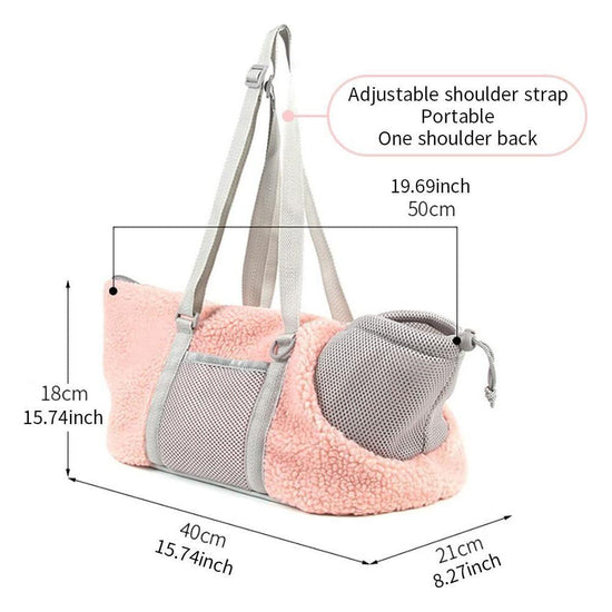 LIFEBEA Small Cat Carrier Pet bag: Comfy Shoulder Bag with Adjustable Strap for Small Dogs, Puppies, Kittens Up to 3kg /6.6 lbs - Grey