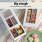 25Pcs White/Kraft Macaron Boxes 8/16 Hold Rectangular Favour Bomboniere Cookie - Kraft 16 Hold