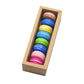 25Pcs White/Kraft Macaron Boxes 8/16 Hold Rectangular Favour Bomboniere Cookie - Kraft 16 Hold