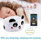 Cute Bluetooth Headband Headphones Wireless Sleep Music Mask with Mic - Blue-Owl