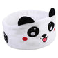 Cute Bluetooth Headband Headphones Wireless Sleep Music Mask with Mic - Blue-Owl