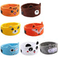 Cute Bluetooth Headband Headphones Wireless Sleep Music Mask with Mic - Orange-Cat