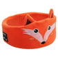 Cute Bluetooth Headband Headphones Wireless Sleep Music Mask with Mic - Orange-Cat