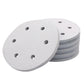 100x 123mm 6/8-Hole Sanding Discs Hook Loop Orbital Sander Pads 80 120 240 Grit - 240 Grits（6-Hole）