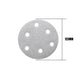 100x 123mm 6/8-Hole Sanding Discs Hook Loop Orbital Sander Pads 80 120 240 Grit - 400 Grits（8-Hole）