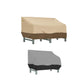 Outdoor Waterproof Patio Chair Cover Lounge Deep Seat Cover Furniture Sofa Cover Grey Black - 193*83*84CM