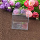 50 PVC Clear Transparent Macaron Square Cube Boxes For Wedding Favour Gift Candy - 90x90x90MM