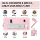 Large Leather Gaming Mouse Pad Waterproof Desk Keyboard Mat 120 x 60cm - Pink