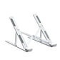 Adjustable Laptop Stand Portable Aluminum Alloy Desktop Holder for 11 to 17.3 Inch - Black