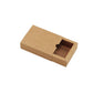 100PCS DIY Paper Box Drawer Type Jewelry Packing Box Tea Gift Cosmetics Kraft - 8*8*4cm