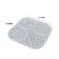 Coaster Cup Mat Mold Wave Diamond Pattern Silicone Mould for Epoxy Resin Casting