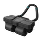 Four Wheel Abdominal Roller Automatic Rebound Ab Machine Home Fitness Equipment - Black