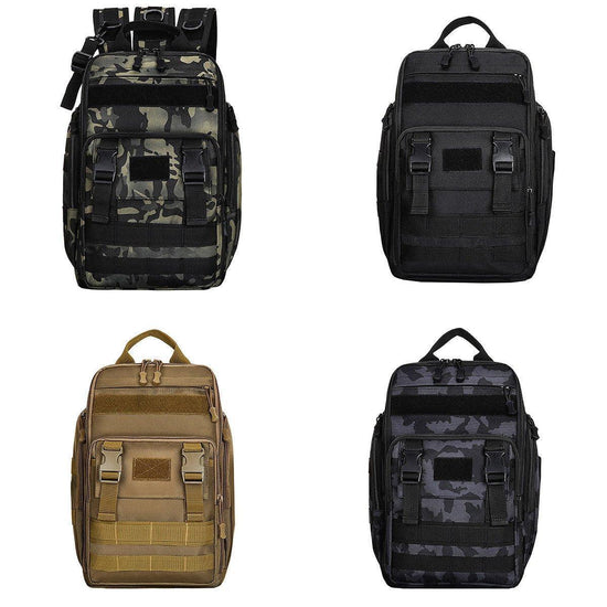 Fishing Tackle Backpack Storage Bag Shoulder Fishing Gear Bags Outdoor Backpack - Black