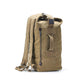 Large Capacity Travel Backpack for Men Outdoor Sports Bag Canvas Rucksack - Khaki-Small