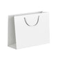 25X Kraft Paper Bags Gift Shopping Bag Carry White Pink Black Bag With Handles - Pink-22-30-8