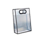 25pcs Transparent PVC Handbag for Wedding Festival Candy Gift Packaging Bag - Black-26*18*8cm