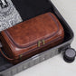 Large Capacity Waterproof Travel Toiletry Bag Cosmetic Organizer Multifunctional - Brown