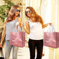 25PCS Embossed Non-Woven Tote Bag Fashion Shopping Gift Packaging Bag - Red-40*30*12cm