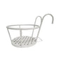 Iron Balcony Flower Rack Hanging Pot Hanger Railings Planter Rack Outdoor Garden
