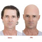 Bald Cap Head Costume Accessory for Halloween Party and Cosplay
