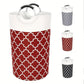 82L Large Capacity Laundry Basket for Dirty Clothes Toy Storage and Organizing - Grey