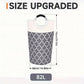 82L Large Capacity Laundry Basket for Dirty Clothes Toy Storage and Organizing - Grey