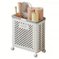 Folding Laundry Basket with Wheel Large Capacity Removable Dirty Clothes Storage - Beige-M