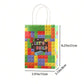30PCS Fashion Ball Kraft Paper Gift Bag Festivals gift tote bag Party Favor Bag - Basketball-30pcs