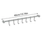 2PCS 304 Stainless Steel Bathroom Towel Hook Wall Mounted Clothes Kitchen Hanger