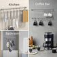 2PCS 304 Stainless Steel Bathroom Towel Hook Wall Mounted Clothes Kitchen Hanger