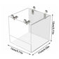 Bird Bathing Box Basin for Birds Outdoor Bathing Pool Bird Shower Basin for Pets