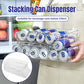 Double Tier Drinks Organiser Drawer Shelf Storage Rack Beverage Dispenser Holder