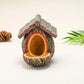 Bird Nest Bird Feeder Outdoor Garden Resin for Birds Backyard Patio Decor