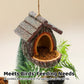 Bird Nest Bird Feeder Outdoor Garden Resin for Birds Backyard Patio Decor
