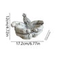 Creative Unique Resin Bird Feeder Garden Ornament Decorative Lawn Statue Outdoor