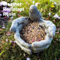 Creative Unique Resin Bird Feeder Garden Ornament Decorative Lawn Statue Outdoor
