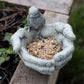 Creative Unique Resin Bird Feeder Garden Ornament Decorative Lawn Statue Outdoor