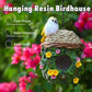 Resin Hanging Birdhouse Outdoor Garden Birdhouse for Birds Wild Birds Nesting