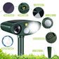 Solar Powered Ultrasonic Animal Bird Repeller Outdoor Pest Insect Control Device