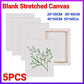 5x Artist Blank Stretched Canvas Canvases Art Large White Range Oil Acrylic Wood - 40*50CM