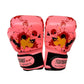 Boxing Sparring Training Gloves MMA Kickboxing Punching Gloves for Practice Sessions - Pink [Map Pattern]