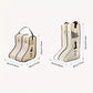 4PCS Beige Travel Shoe Bag Home Boot Storage Visual Dustproof Long Short Covers